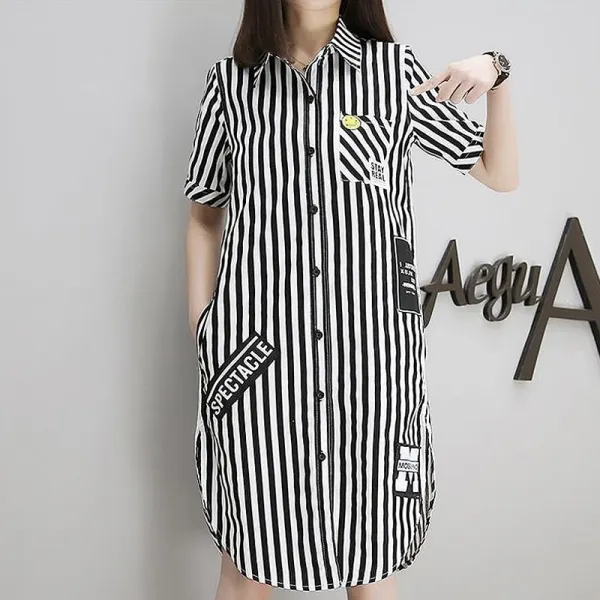 [유니쿰] 여성 셔츠 원피스 롱셔츠 eap08 592923841110