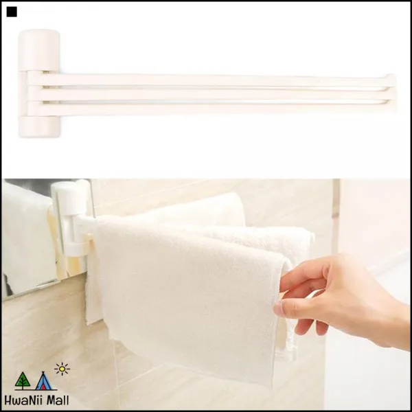 타올보관용 수건홀더 타월보관용행거 180도회저형 간편설치 샤워타올수납