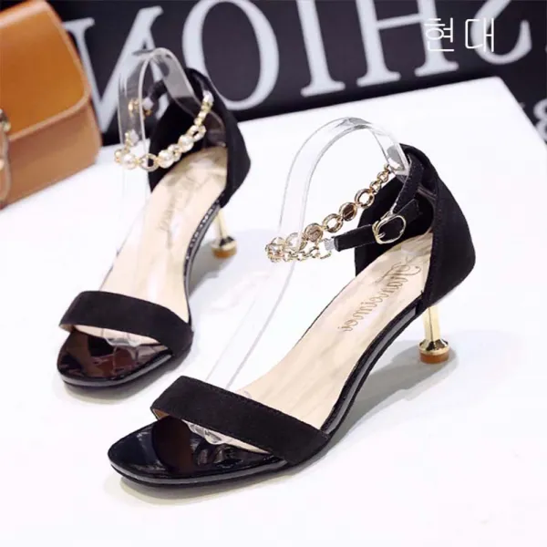 Xr 190614여성 여름 샌들 하이힐 가보시힐 스틸레토샌들 A05