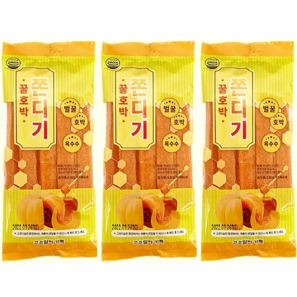 계란공장 꿀호박 추억의 쫀드기, 130g, 20봉