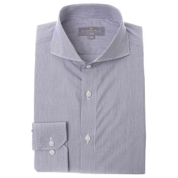 [카운테스마라]호리젠탈와이드카라셔츠 CDHS1P5360N0