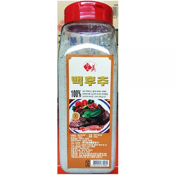 백후추가루 태산 450g X20 식재료용품 업소용루 식당, 1개
