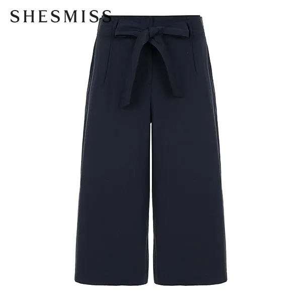 쉬즈미스 쉬즈미스 19 여름신상 타이 리본 벨트 와이드 코튼 팬츠_swwslj21220_na