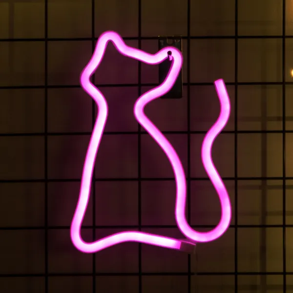 어반led 어반 Led 네온사인 네온조명 무드등 시리즈 J 고양이 벽걸이