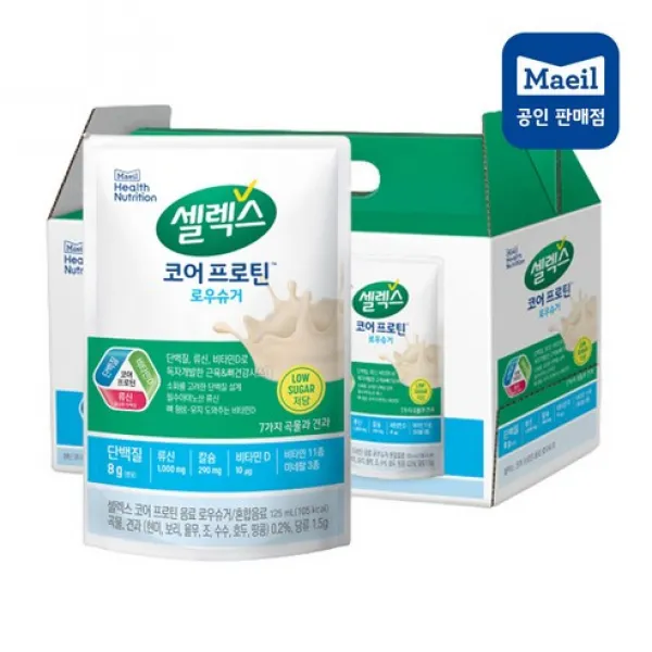 셀렉스 코어 프로틴 음료 로우슈거, 125ml, 42개