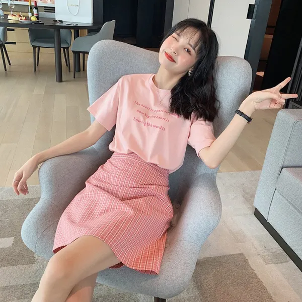 주바리상점 두드리다 강속하다 매치 가이드 와이드 루즈핏 이니셜 여성 하이웨이스트 날씬해 보이는 반신