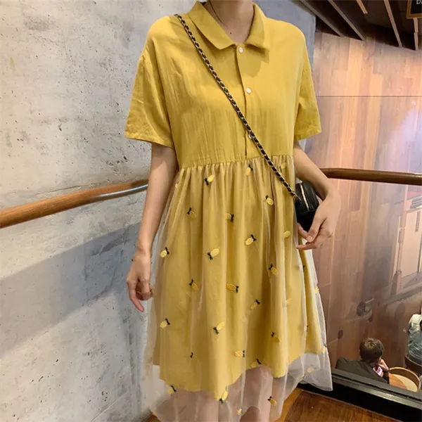 Jan.11 773번 오버사이즈 여름 반팔 상의 하프 원피스 통통한 동생 날씬해 보이는 t고려하다Z