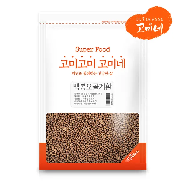 고미네 백봉오골계환, 5팩, 300g