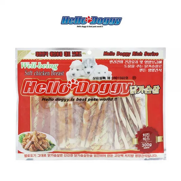 차이나차차 치킨믹스 300g 애완용품 애견용품 애완간식 강아지 건조간식 육포 1
