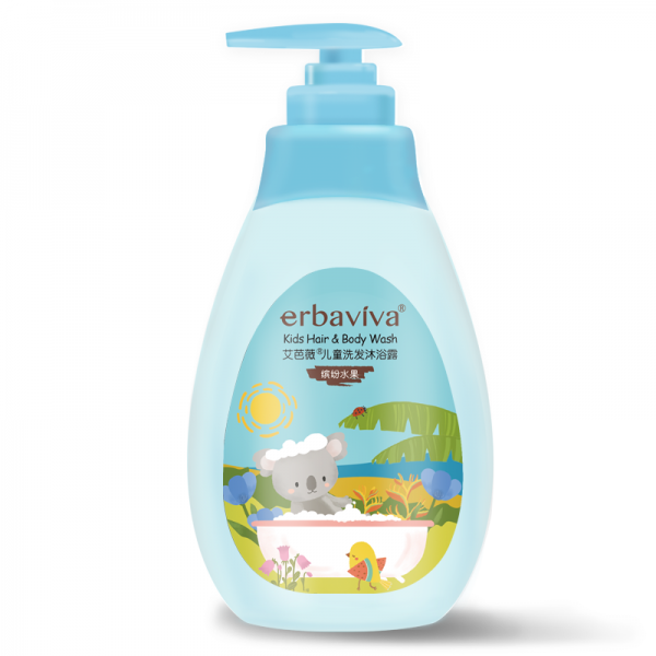 애버베리 애송이 샴푸 한 묶음 1-3-6-12세 500ml 부드럽고 로션 천연 에바비바 보디 샴푸