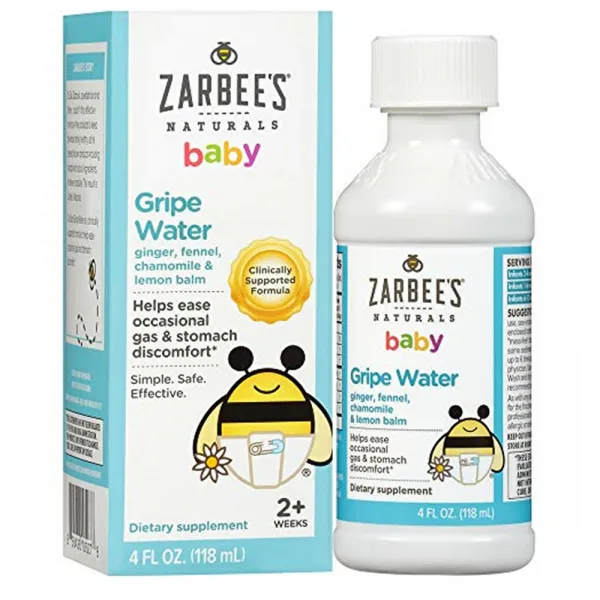 자비스 아기 딸꾹질 그라이프 워터 Gripe water Zarbee's Naturals 118ml, 1팩