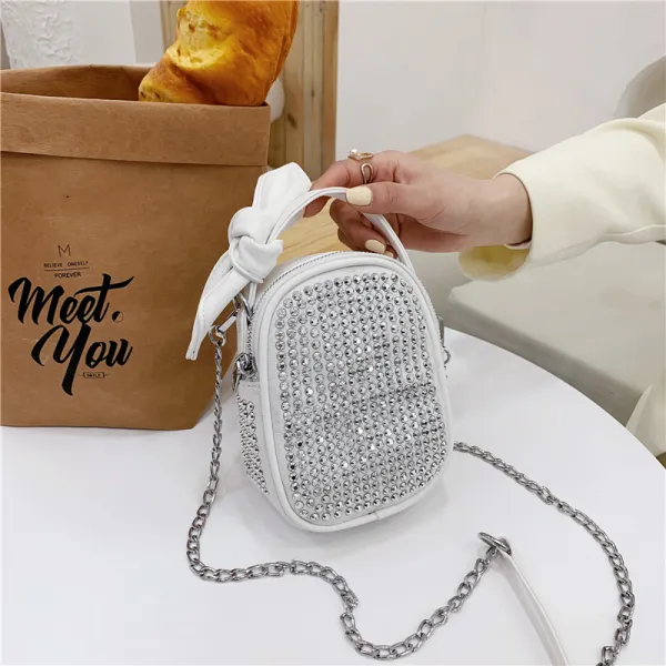 에스엠상점 여름 트렌드 스터드 큐빅상감 핸드폰가방 놓다 거스름돈 크로스백 여성가방