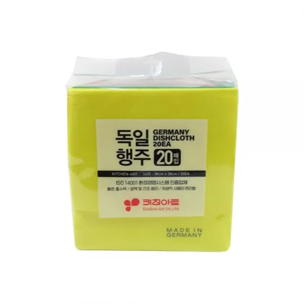 [3일이내출고]바른 독일 행주 20매 주방소모품 청소용품 천행주 행주 식탁청소