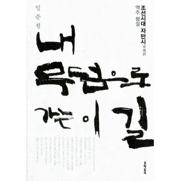 내 무덤으로 가는 이 길:조선시대 자만시 역주 평설, 문학동네