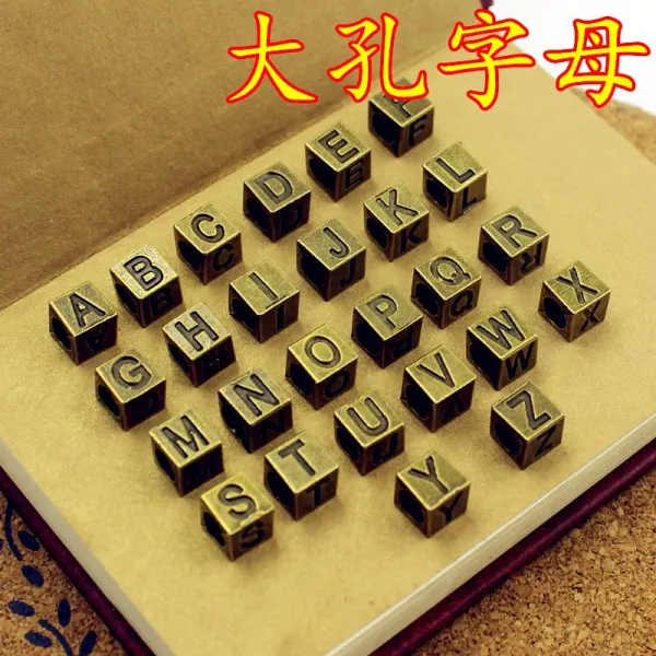 CHANNEL207 패션 비즈 반지 목걸이 만들기 DIY 액세서리 소재 아연 합금 빈티지 핸드메