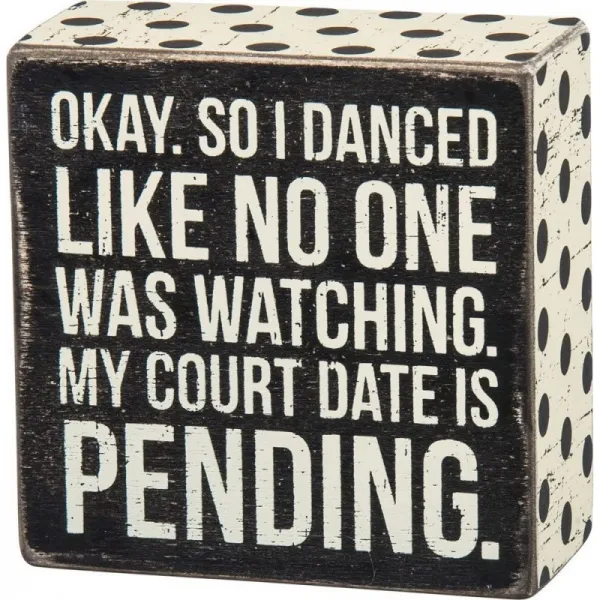Kathy 27246 Polka Dot Trimmed Box Sign 4 
