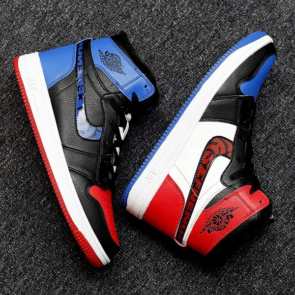 글로벌라이징 레더 커플 농구화 겨울 농구 털