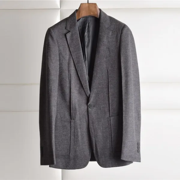 남성정장 입체 마름질 시각 양모 혼방 겉감 슬림핏 양복 정장 싱글양복 남자 C1807, C03-믹스브라운