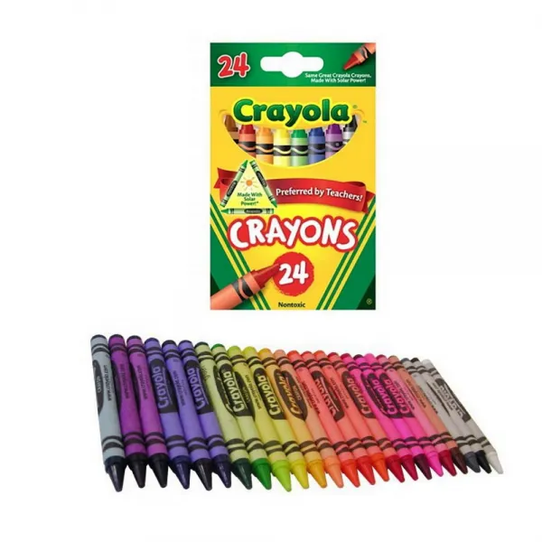 뛰어난 색상의 크레욜라 일반크레용24색/출산 육아 완구 매트 미술놀이 크레욜라