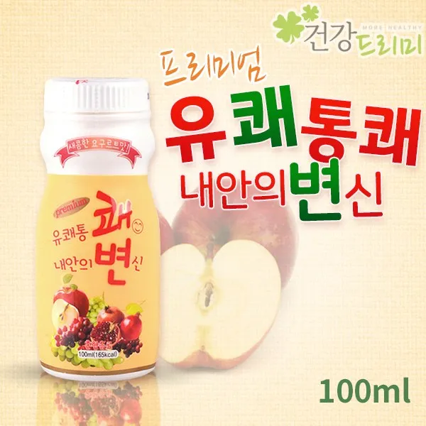 프리미엄 유쾌통쾌 내안의변신(쾌변)100ml 장청소 쾌변음료, 단일상품