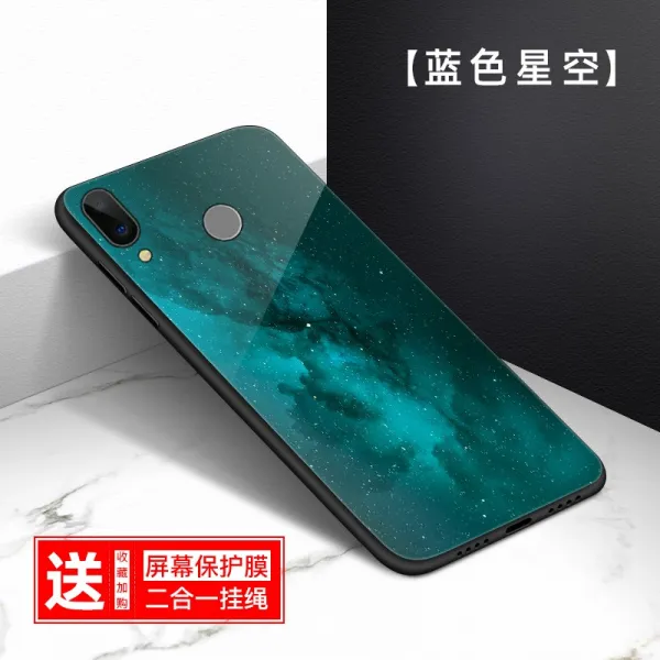 포직구 핸드폰케이스 메이족 NOTE9 보호케이스 강화 유리 M1923 풀팩토리 젤라틴 코트 껍데기 미러 개성 스타일리쉬