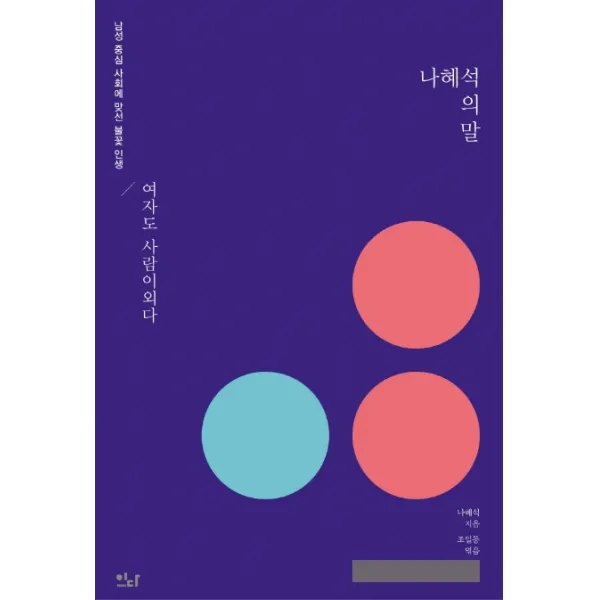 나혜석의 말:남성 중심 사회에 맞선 불꽃 인생 / 여자도 사람이외다, 이다북스
