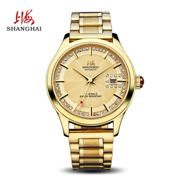 [상해기계 기계남표 상해중기 시계 SHANGHAI중기 시계 유통 60주년 기념 단역 자동종표(1554)