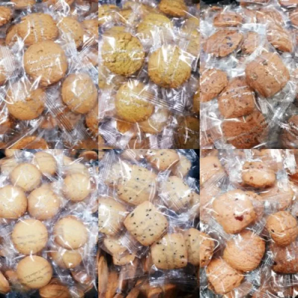 그린밀크쿠키 개별포장 낱개포장 6종모듬쿠키 버터쿠키 치즈쿠키 카페쿠키 대용량과자 사무실간식 행사용쿠키 서비스쿠키 1박스 0.9kg
