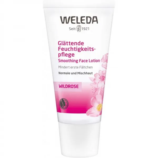 WELEDA Wildrose 스무스 보습 집중적으로 영양천연 화장품 페이스 크림 주야간 케어 첫 번째 주름 감소 및 피부 노화 방지 (, 1