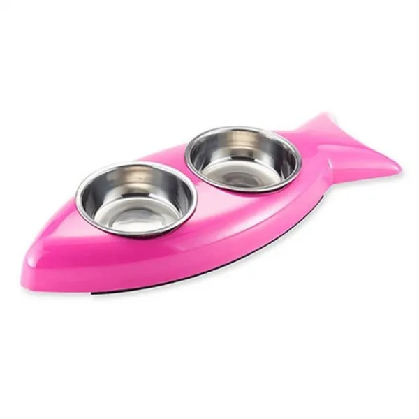 애견밥그릇 개밥그릇 강아지용 생선모양 펫볼 개밥그릇 애견식기 강아지밥그릇 1_감사합니다