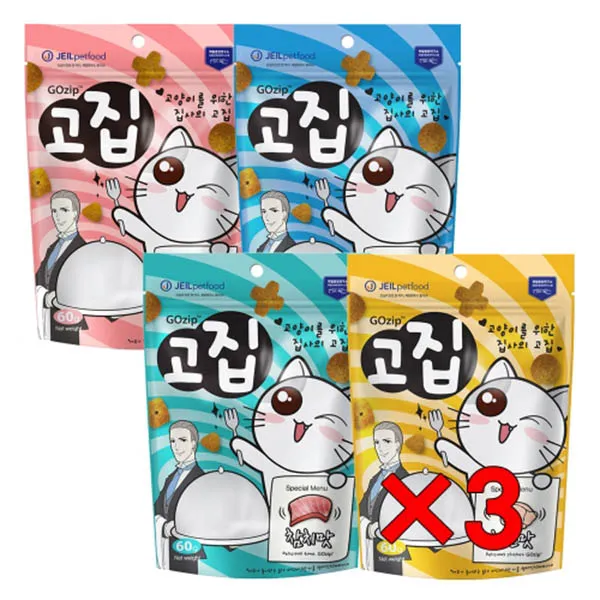 고집 60g 4종콤보 (총12개)[특가할인3개묶음], 1개