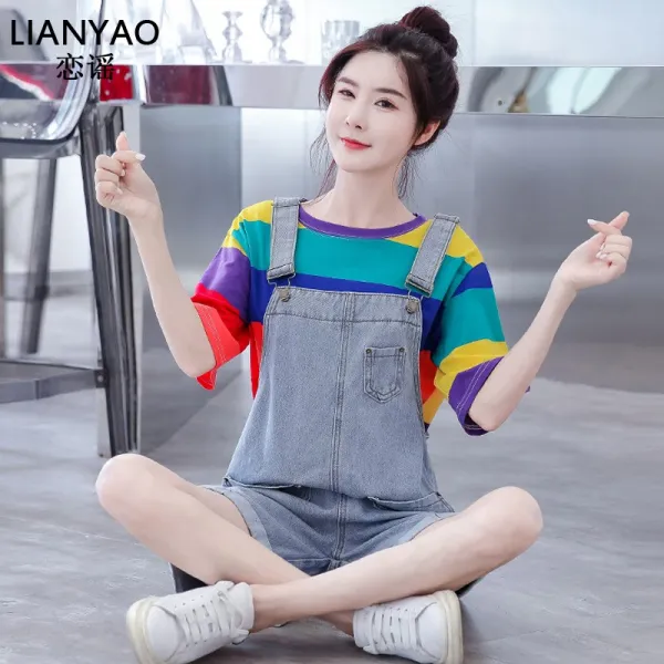 싱푸리 청 점프수트 봄가을 커플 여성바지 캠핑룩 개강룩 시밀러룩