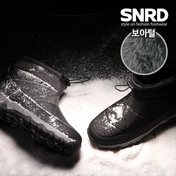 [SNRD] 남성 키높이 겨울부츠 방수방한 패딩부츠 털안감 SN576