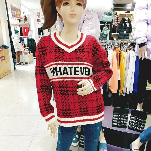 더데이걸 더데이걸 NC08 시선강탈 V넥 스웨터 TGKA19T02 (4364162)