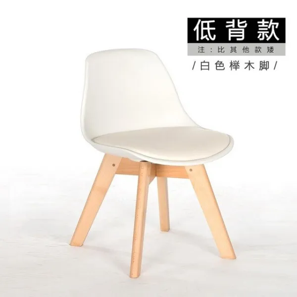 355385 / 북유럽 가정 식당 의자 현대적인 미니 멀리 즘 단단한 책상 의자 레저 의자 패브릭 의자를 토론하기 위해, Style 26