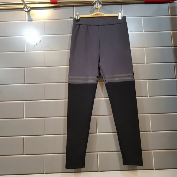 유솔 동아백화점 쇼핑점 여아 절개 배색 나염 기모 레깅스 19.9 Ultm19n53