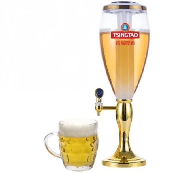 소맥 타워 맥주 디스펜서 폭탄주 아이스 탕탕이 5l 집들이 선물 골드