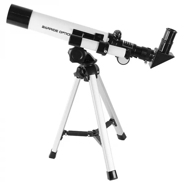 입문용 보급형 가성비 별보는 천문대 허블 별관측 천체망원경 엔트리 레벨 40040 천체 망원경 Hd 고배율 분화구 달 생일 선물 초급 초등 학생 화이트 40040