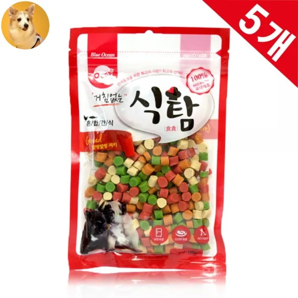 시츄 치가건강 말랑말랑 간식 5개 정직한간식 강아지건강한간식 착한간식