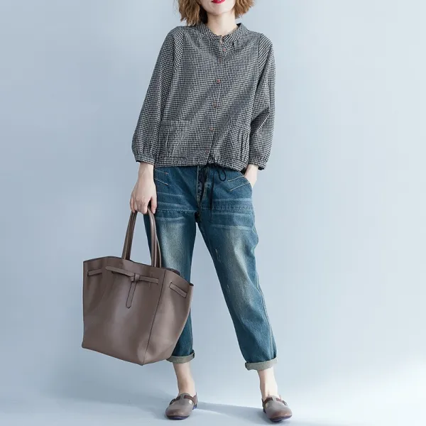 오팔오오팔 여성 가을 루즈핏 면 마 린넨 티셔츠 캐주얼 면셔츠05 Ogk05 587427957159_vhhg