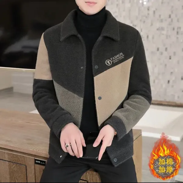 남자싱글코트 이구 오래 되다 팔 남성의류 서시 우의하다 겨울 가을 멜란 슬림 숏 4382850034