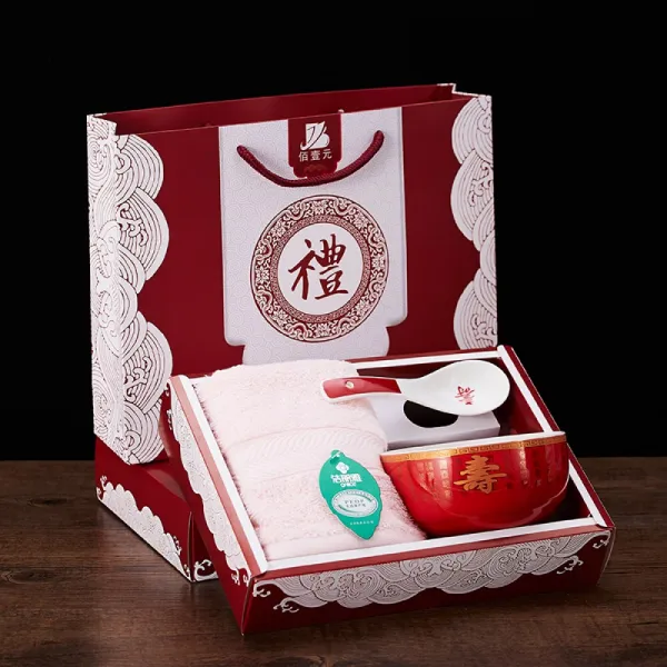 Others 장례 답례 선물 면 수건 추도 회 세트 수명 결 리 아 + 김 백수 24x18cm 상세페이지 참조