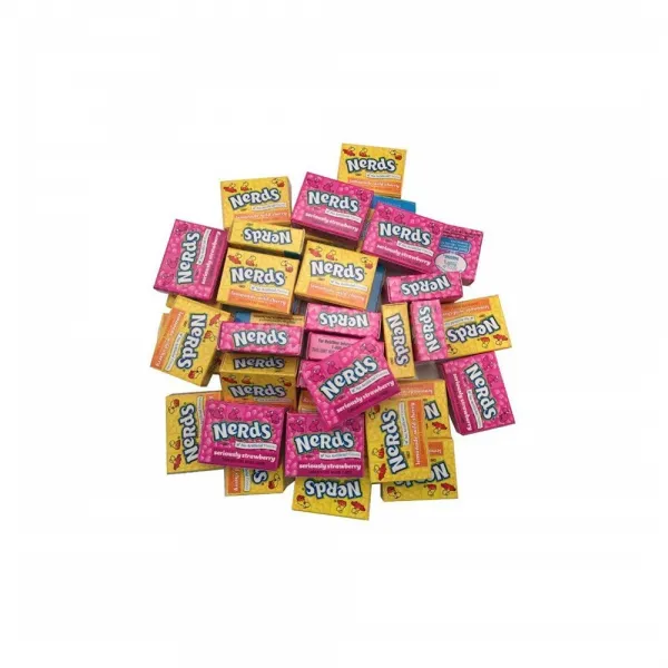Wonka Nerds Candy Strawberry and Lemonade Wild Cherry 너드 사랑방캔디 입덧사탕 907g, 1세트, .g