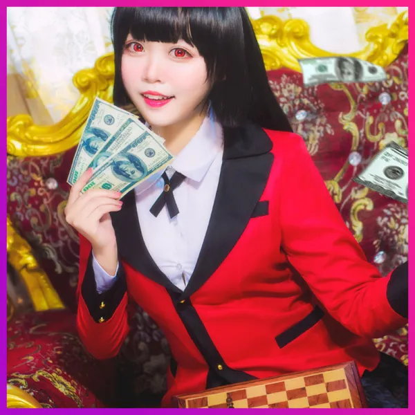 애니메이션 노름판의 심연 COS바쿠로 드림 일찍이 을 아시아에 있다 싹 유니폼 교복 풀