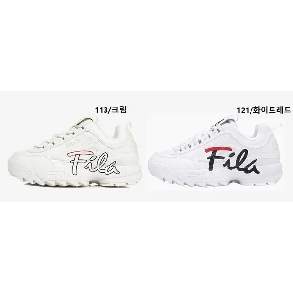 휠라(FILA)FILA [남 여공용](NEW) 핫한 어글리 슈즈 - 디스럽터2 스크립트 1FM00863