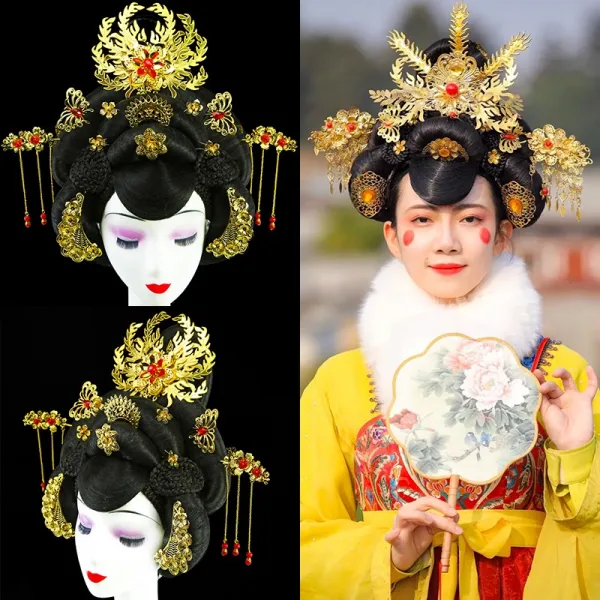 대당 불야성 오뚜기 엔틱 Cos 크로스컨트리 아침 넥 워머 역행 귀비 커버 헤어액세서리 1 정수리가발 한 개 _헤어 악세사리 커