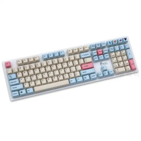 귀여운 아기 keycap 108 열쇠는 기계적인 키보드를위한 승화 인쇄 pbt keyca, 상세내용참조, 상세내용참조