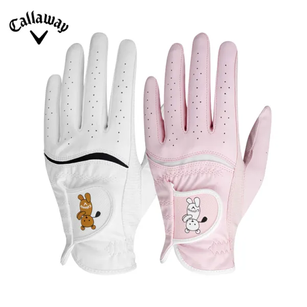 캘러웨이 Cg 베어 여성 골프 양손장갑 골프장갑 골프용품 필드용품 여성장갑 Callaway Cg Bear Gloves 화이트