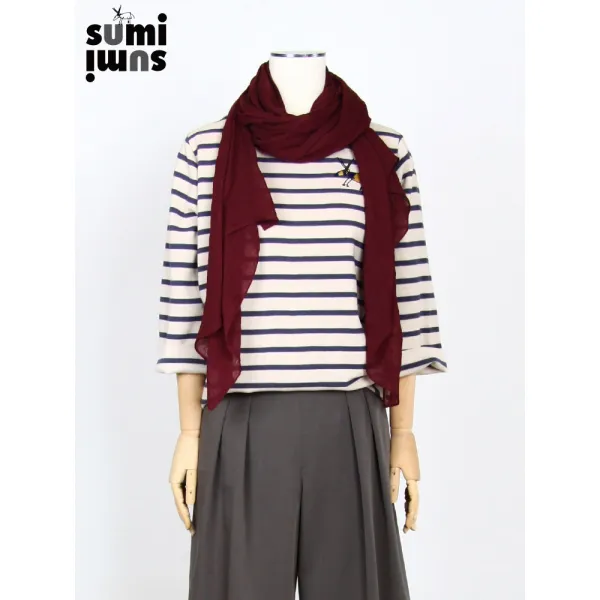 노새자수스트라이프풀오버 Sukfkp04