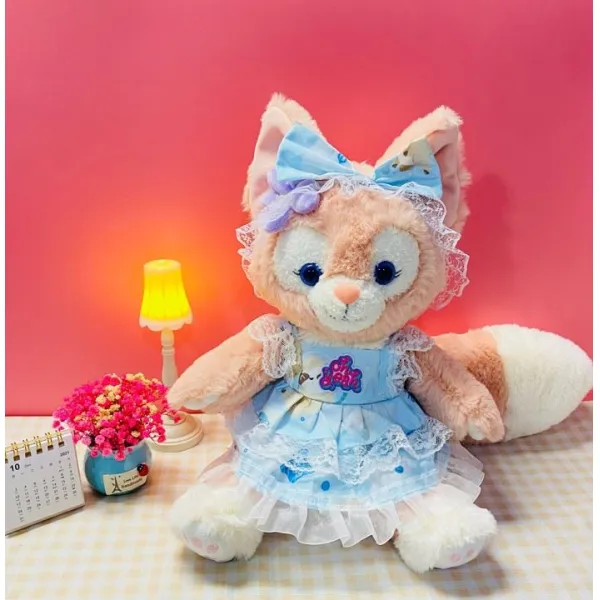 인형 디즈니 리나 베일공 어린 의류 대신하다 아름다운 옥 벨 리틀 여우 롤리타 옷 4199593000, 40 센치 리나 조개 의류 포함안함, 블랙 블루 러플 스커트